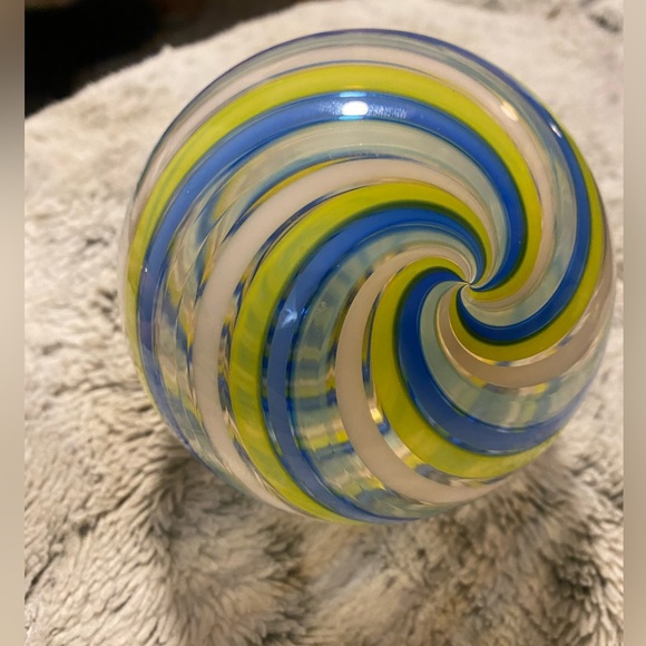 Artisan Witch Ball Handblown Glass - Picture 3 of 4